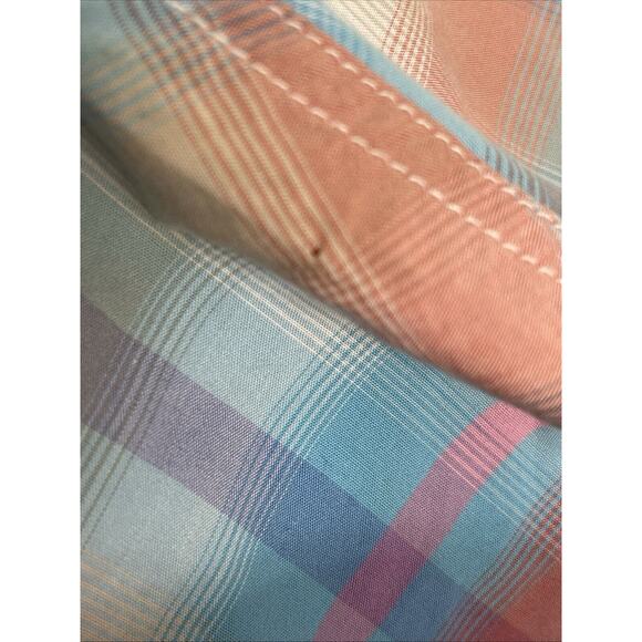 Red Camel 1931 Men’s XL Long Sleeve Pearl Snap Plaid Shirt - Picture 6 of 7